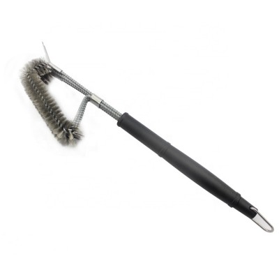 High quality BBQ Oven cleaning stainless Steel Grill brush